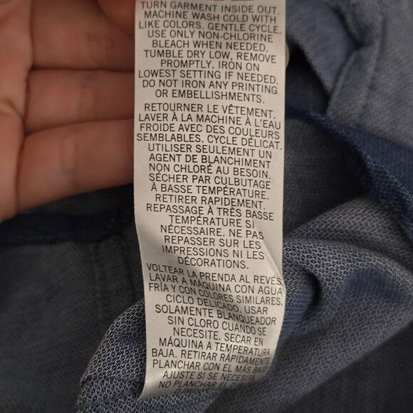 Nautica Boys 4T Blue Chambray Colorblock Short Sleeve Collared Button-Up Shirt - Picture 13 of 13